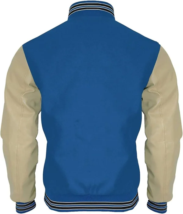 13 Reasons Why Varsity Liberty High Blue Jacket Back