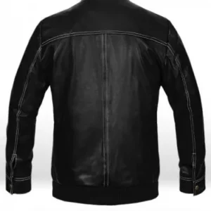 A Good Day To Die Hard 5 John McClane Leather Jacket Back