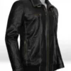 A Good Day To Die Hard 5 John McClane Leather Jacket Side View