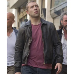 A Good Day To Die Hard Jack McClane Leather Jacket Front