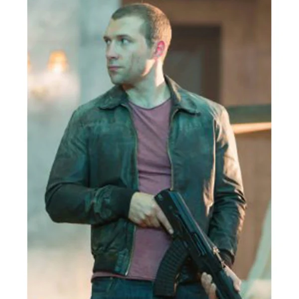 A Good Day To Die Hard Jack McClane Leather Jacket Front View