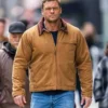 Alan Ritchson Reacher S02 Brown Cotton Jacket