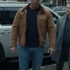 Alan Ritchson Reacher S02 Brown Cotton Jacket front