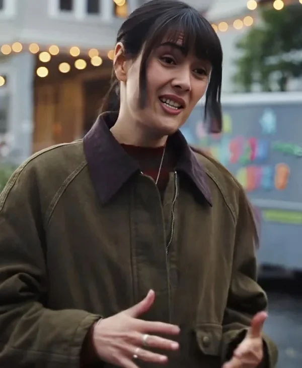 Alex Poker Face S02 Brown Jacket