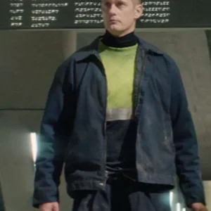 Alexander Skarsgård Murderbot Blue Jacket