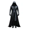 Alyssa Longline Leather Trench Outerwear
