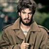 Andrew Garfield After The Hunt Brown Coat Front