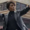 Angela Bassett 9 1 1 S04 Black Leather Blazer