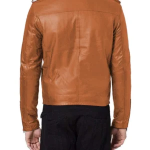 Angelie Tan Double Rider Leather Jacket Back