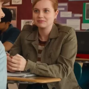 Angourie Rice Mean Girls 2024 Green Cotton Jacket