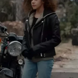 Antonia Gentry Ginny & Georgia Black Leather Jacket