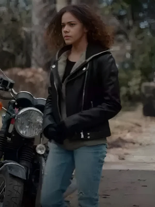 Antonia Gentry Ginny & Georgia Black Leather Jacket