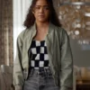 Antonia Gentry Ginny and Georgia S03 Green Bomber Jacket