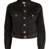Anya Road Ready Black Danim Cropped Jacket