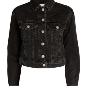 Anya Road Ready Black Danim Cropped Jacket