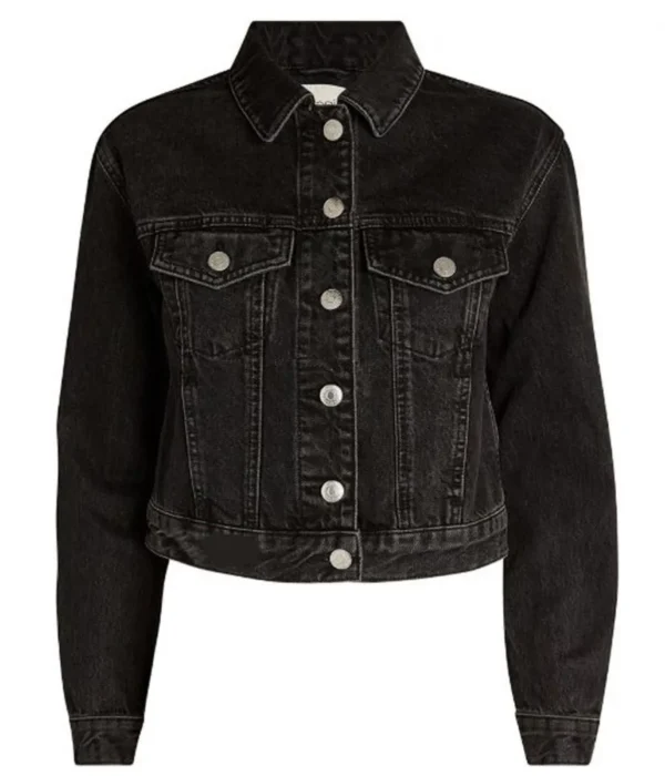 Anya Road Ready Black Danim Cropped Jacket