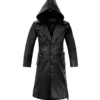 Asa Hooded Leather Duster Coat