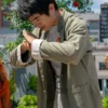 Ben Wang Karate Kid Legends Grey Cotton Jacket