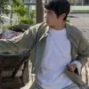 Ben Wang Karate Kid Legends Grey Cotton Jacket Front