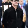 Brad Pitt F1 The Movie Black Suede Leather Jacket