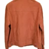 Brad Pitt F1 The Movie Suede Leather Jacket Back
