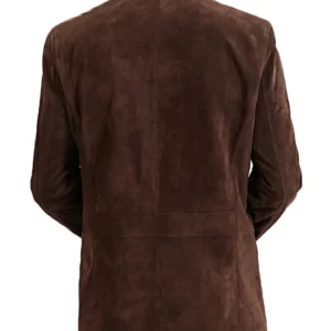Bradley Casual Suede Leather Blazer back