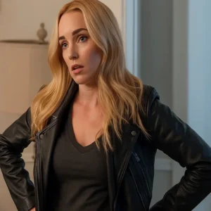 Brianne Howey Ginny and Georgia S03 Black Biker Jacket