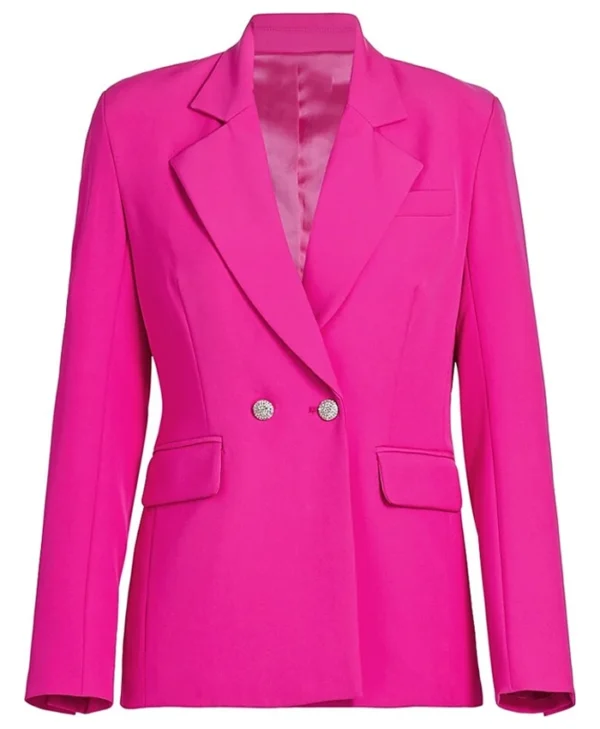 Brianne Howey Ginny and Georgia S03 Pink Blazer Front View