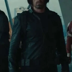 Bucky Barnes Thunderbolts Real Leather Jacket
