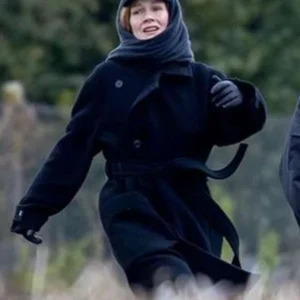 Buy Sandra Hüller Project Hail Mary Black Wool Trench Coat