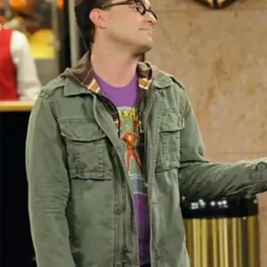 Buy The Big Bang Theory Leonard Hofstadter Trucker Green Jacket