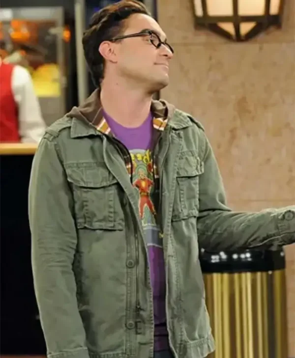 Buy The Big Bang Theory Leonard Hofstadter Trucker Green Jacket
