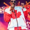 Cali to Canada Tour 2024 Snoop Dogg Flag Jacket front