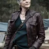 Carol Peletier The Walking Dead Daryl Dixon S02 Leather Jacket front