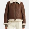Cecelia Brown B3 Real Leather Jacket