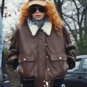 Charlie Cale Poker Face S02 Brown Leather Jacket