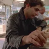 Christopher Moltisanti The Sopranos black biker jacket Side