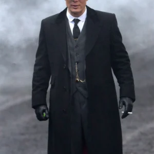 Cillian Murphy Peaky Blinders Tommy Shelby Wool Coat Back