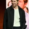 CinemaCon 2025 Ryan Gosling Black Cotton Jacket Front