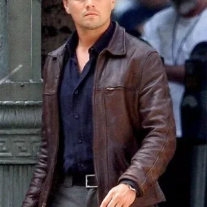 Cobb Inception Brown Leather Jacket Side View