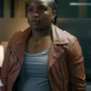 Courtney Taylor Ballard S01 Brown Leather Jacket