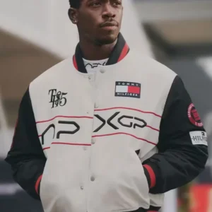 Damson Idris F1 Movie APXGP Team Varsity Jacket