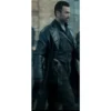 Daniel Bernhardt Afterburn Movie Black Leather Long Coat
