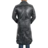 Dashiell tailored leather trench coat Back