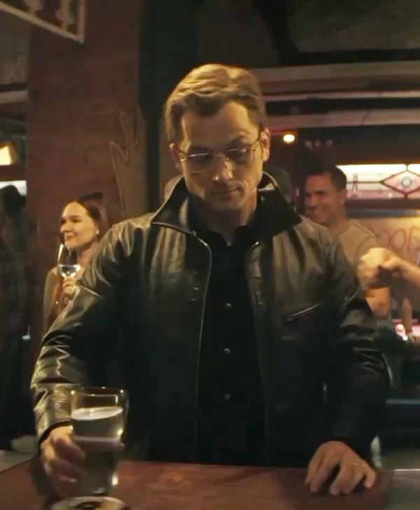 Dave Gudsen Smoke S01 Black Leather Jacket