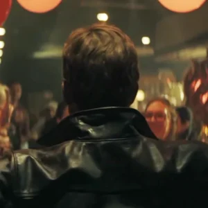 Dave Gudsen Smoke S01 Black Leather Jacket Back