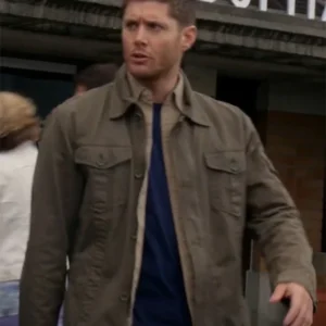 Dean Winchester Supernatural Cotton Trucker Jacket Back