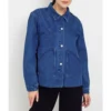 Donnie Big Side Pockets Royal Blue Denim Jacket