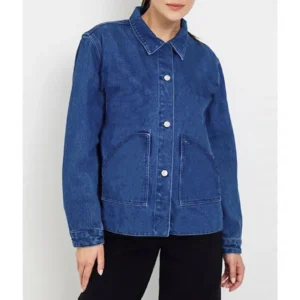 Donnie Big Side Pockets Royal Blue Denim Jacket