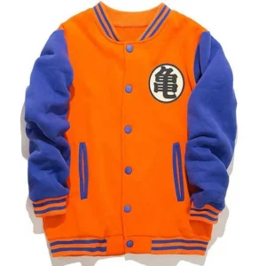 Dragon Ball Z Goku Varsity Bomber Jacket